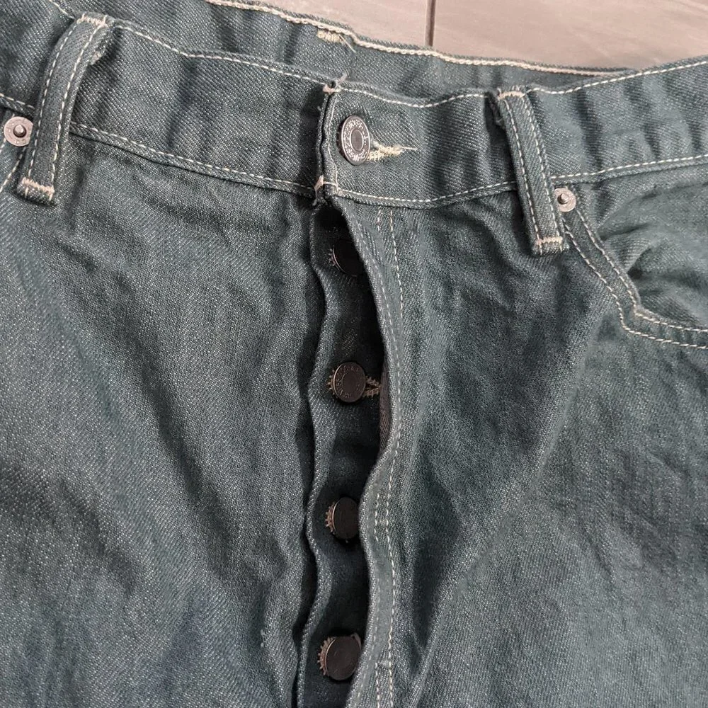 Levi's Green Straight Leg 501 XX